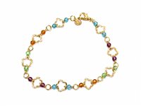 Bracciale Idee Preziose dal 1987 Donna in Oro giallo Pietre dure IP.BK18G/119